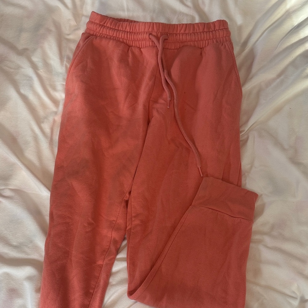 Coral Jogger Sweatpants